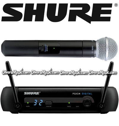 SHURE Vocal Wireless Hand Held System - SM58 Vocal System