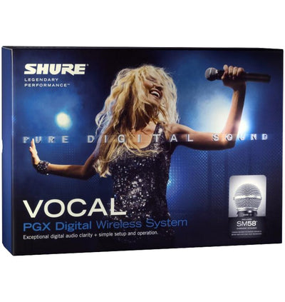 SHURE Vocal Wireless Hand Held System - SM58 Vocal System