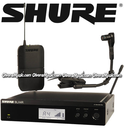 SHURE Rack Mount Wireless System - Instrument Microphone