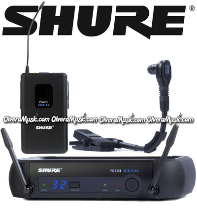 SHURE Gooseneck Wireless System - Instrument Microphone