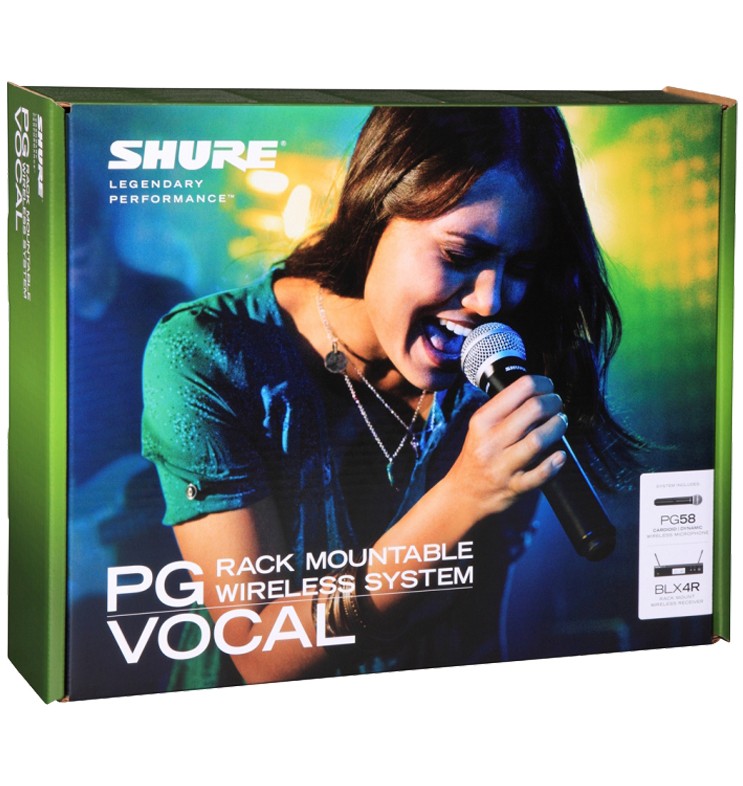 SHURE Handheld Vocal Wireless System w/PG58 Capsule