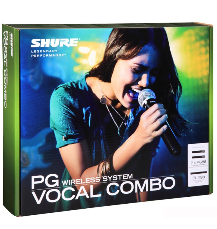 SHURE Dual Vocal Wireless System - Handheld