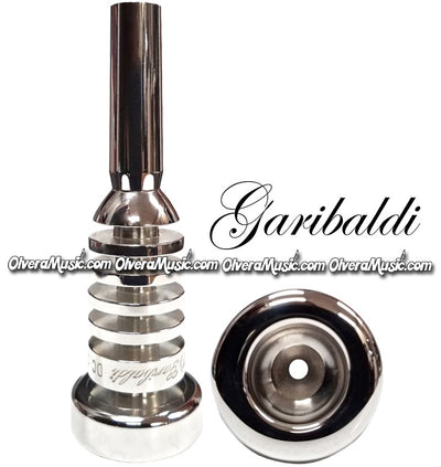 GARIBALDI Elite Trumpet Mouthpiece Silver-Plate Finish - Double Cup