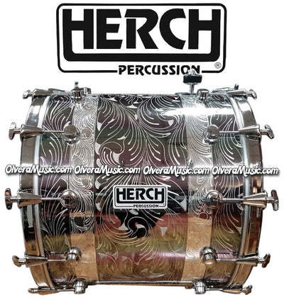 HERCH Tambora Custom (Rameado Cromo) - Disponible solo sobre pedido.