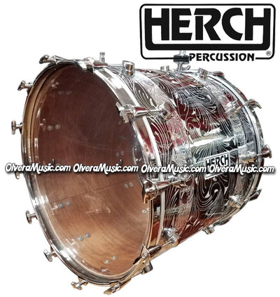 HERCH Tambora Custom (Rameado Cromo) - Disponible solo sobre pedido.