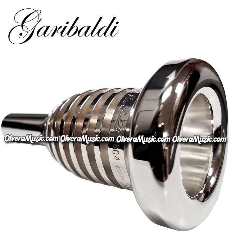 GARIBALDI Elite Jokoki Sousaphone/Tuba Mouthpiece Single-Cup - Silver Plate Finish