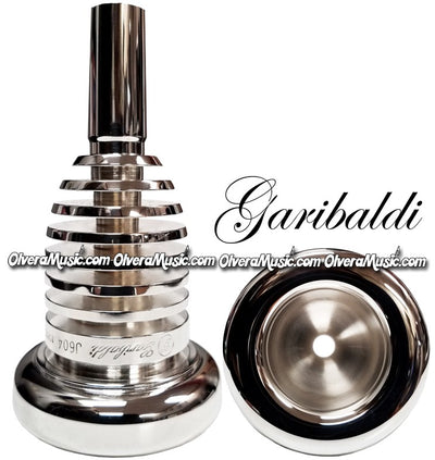 GARIBALDI Elite Jokoki Sousaphone/Tuba Mouthpiece Single-Cup - Silver Plate Finish