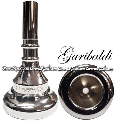 GARIBALDI Sousaphone/Tuba Mouthpiece Single-Cup - Silver Plate Finish