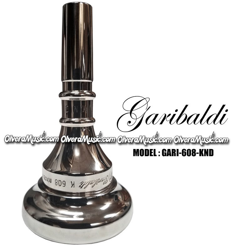 GARIBALDI Sousaphone/Tuba Single-Cup Mouthpiece - Silver Plate Finish