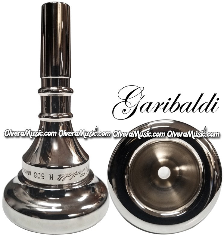 GARIBALDI Sousaphone/Tuba Single-Cup Mouthpiece - Silver Plate Finish