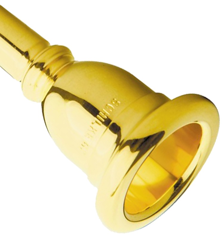 SCHILKE Standard Sousaphone/Tuba Mouthpiece - Gold Plated