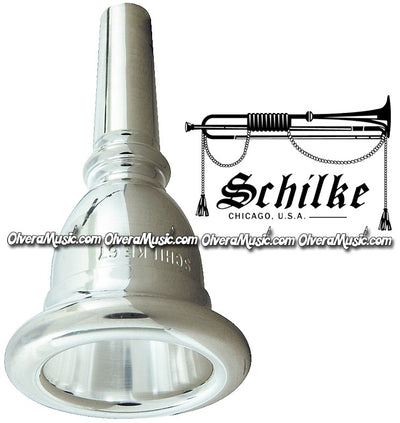 SCHILKE Standard Sousaphone/Tuba Mouthpiece - Silver Plated