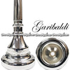 GARIBALDI "Jokoki" Sousaphone/Tuba Single-Cup Mouthpiece - Silver Plate Finish