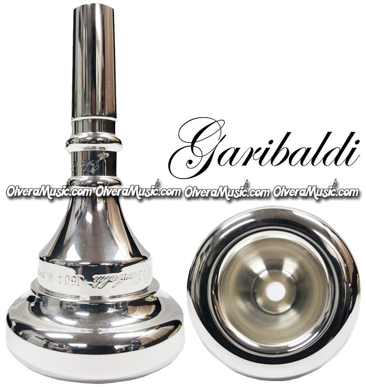 GARIBALDI "Jokoki" Sousaphone/Tuba Single-Cup Mouthpiece - Silver Plate Finish