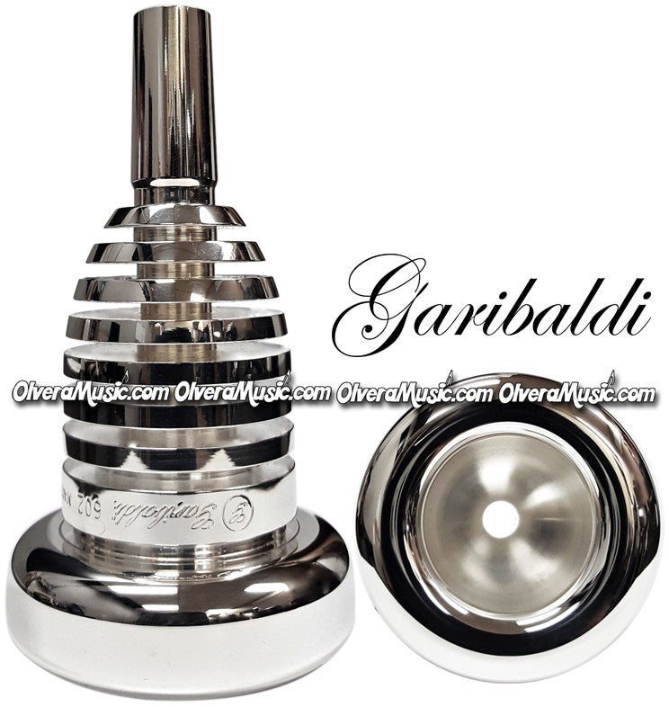 GARIBALDI Elite Sousaphone/Tuba Mouthpiece Single-Cup - Silver Plate Finish