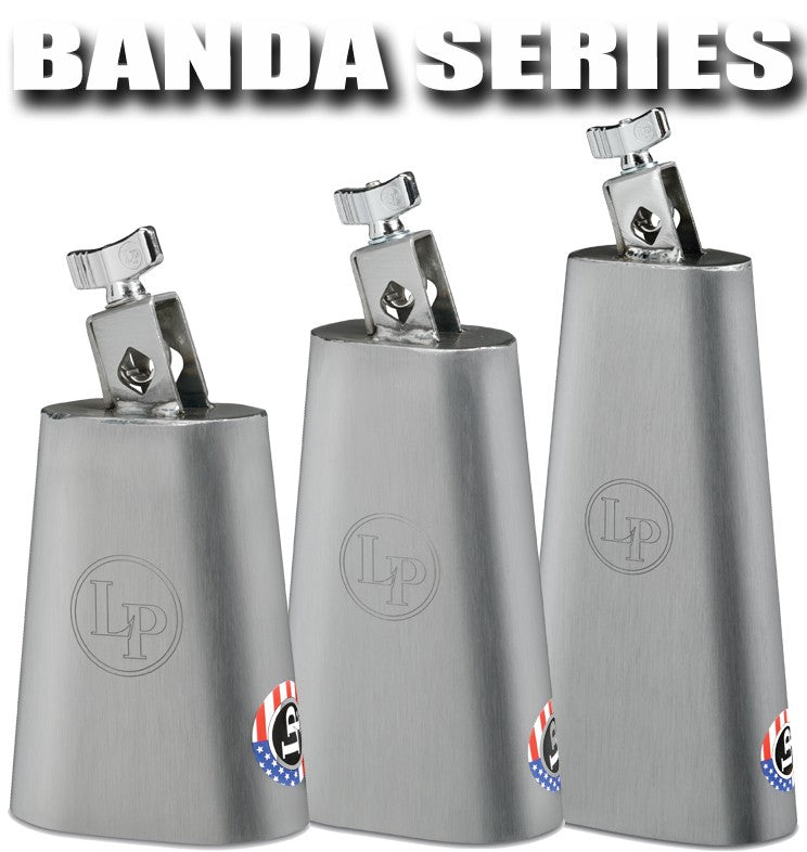 LP Banda Cowbell - 8" Brush Steel Finish