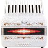 ROSSETTI Piano Accordion 12-Bass / 25-Key - White