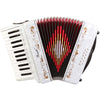 ROSSETTI Piano Accordion 12-Bass / 25-Key - White