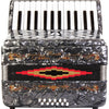 ROSSETTI Piano Accordion 12-Bass / 25-Key - Grey