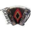 ROSSETTI Piano Accordion 12-Bass / 25-Key - Grey