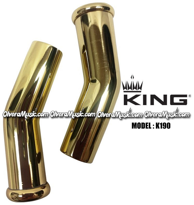 KING Sousaphone/Tuba Bits (Set of 2) - Lacquer Finish