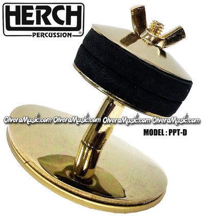 HERCH Porta platillos / Tachuela para Tambora - Dorado.