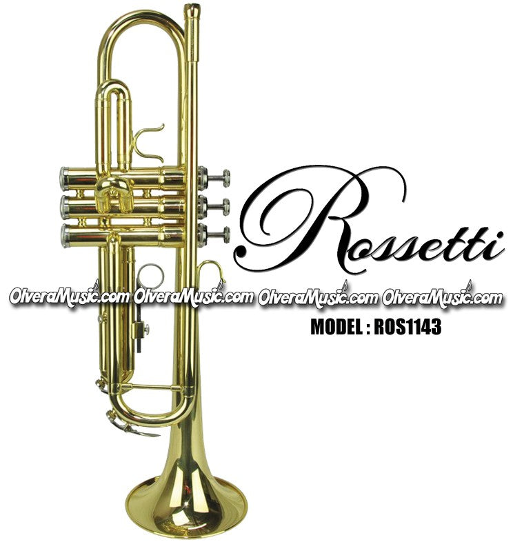 ROSSETTI Student Model Bb Trumpet - Lacquer Finish