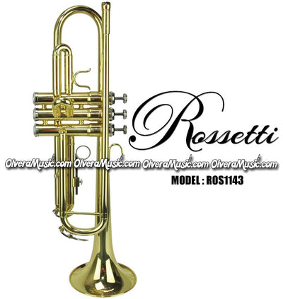 ROSSETTI Student Model Bb Trumpet - Lacquer Finish