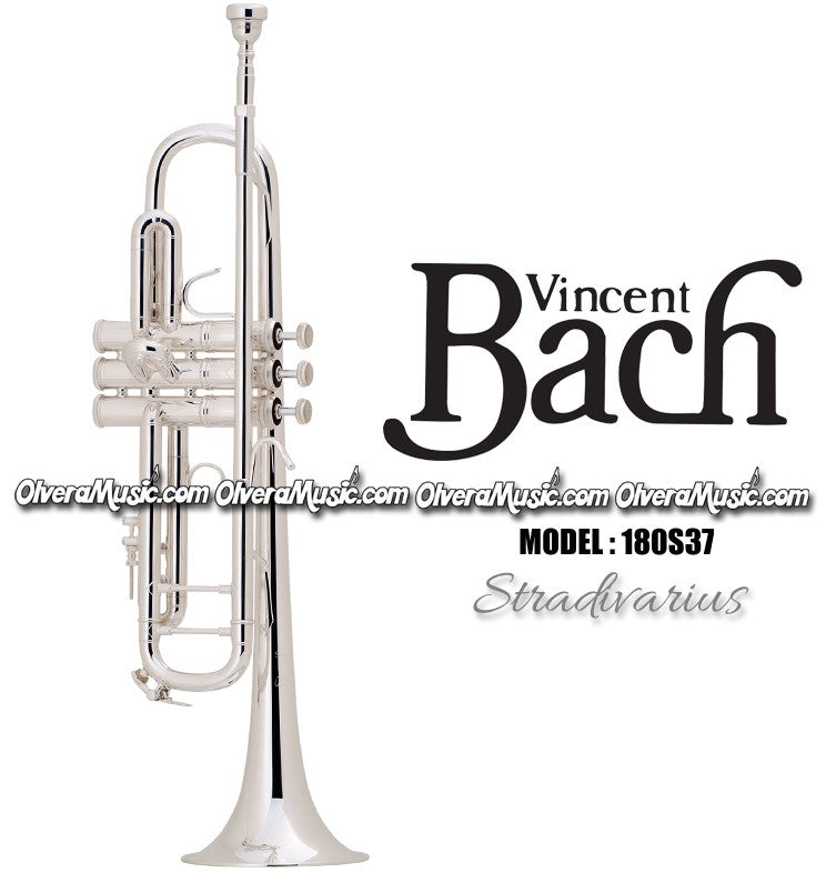 BACH "Stradivarius" Standard Professional Bb Trumpet - Silver Plate Finish