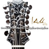 ALI ACHA 12-String Guitar Violin F-Hole Design - Black