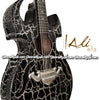 ALI ACHA 12-String Guitar Violin F-Hole Design - Black