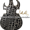 ALI ACHA 12-String Guitar Violin F-Hole Design - Black