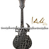 ALI ACHA 12-String Guitar Violin F-Hole Design - Black