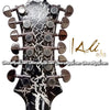 ALI ACHA 12-String Guitar Violin F-Hole Design - Black