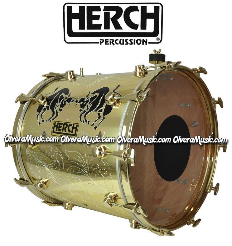 HERCH Tambora Custom (Toros dorada) - Disponible solo sobre pedido.