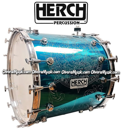 HERCH Tambora Custom (Calendario Spectra flame Turq) - Disponible solo sobre pedido.