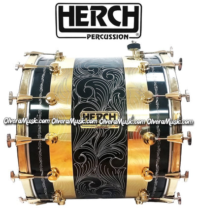 HERCH Tambora Custom (Rameado BK Combinado) - Disponible solo sobre pedido.