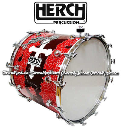 HERCH Tambora Custom (Edición especial Ed Hardy Red) - Disponible solo sobre pedido.