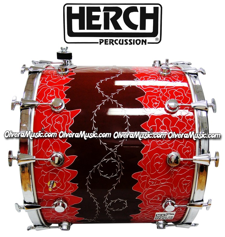 HERCH Tambora Custom (Edición especial Ed Hardy Red) - Disponible solo sobre pedido.