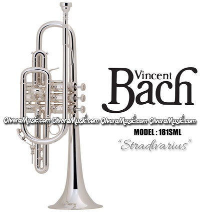 BACH "Stradivarius" Professional Cornet - Silver Plate Finish