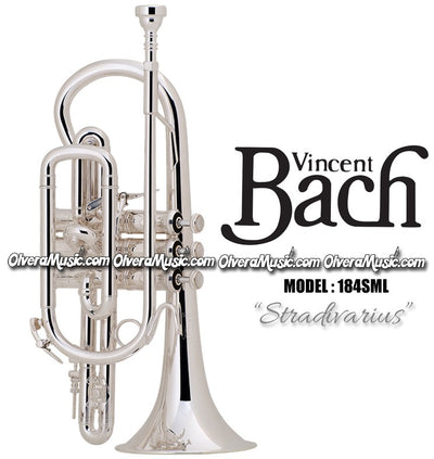 BACH "Stradivarius" Professional Cornet - Silver Plate Finish