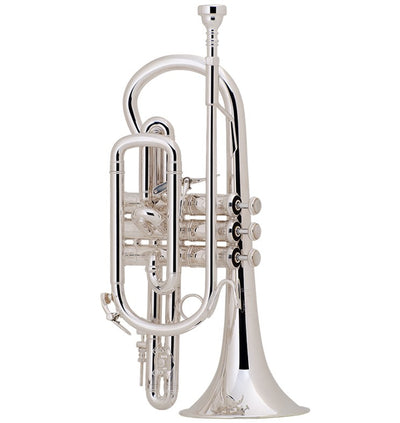 BACH "Stradivarius" Professional Cornet - Silver Plate Finish