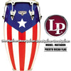 LP Matador Puerto Rican Flag Wood Congas