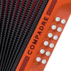 HOHNER MOD. Compadre Acordeón de botones- Naranja