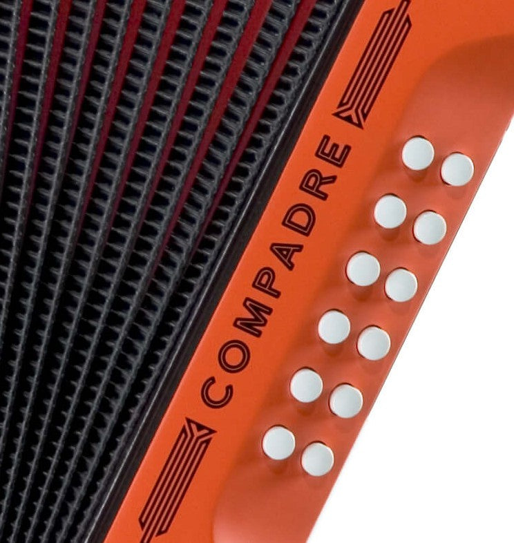 HOHNER MOD. Compadre Acordeón de botones- Naranja