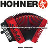 HOHNER MOD. Compadre Acordeón de botones- Rojo