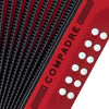 HOHNER MOD. Compadre Acordeón de botones- Rojo