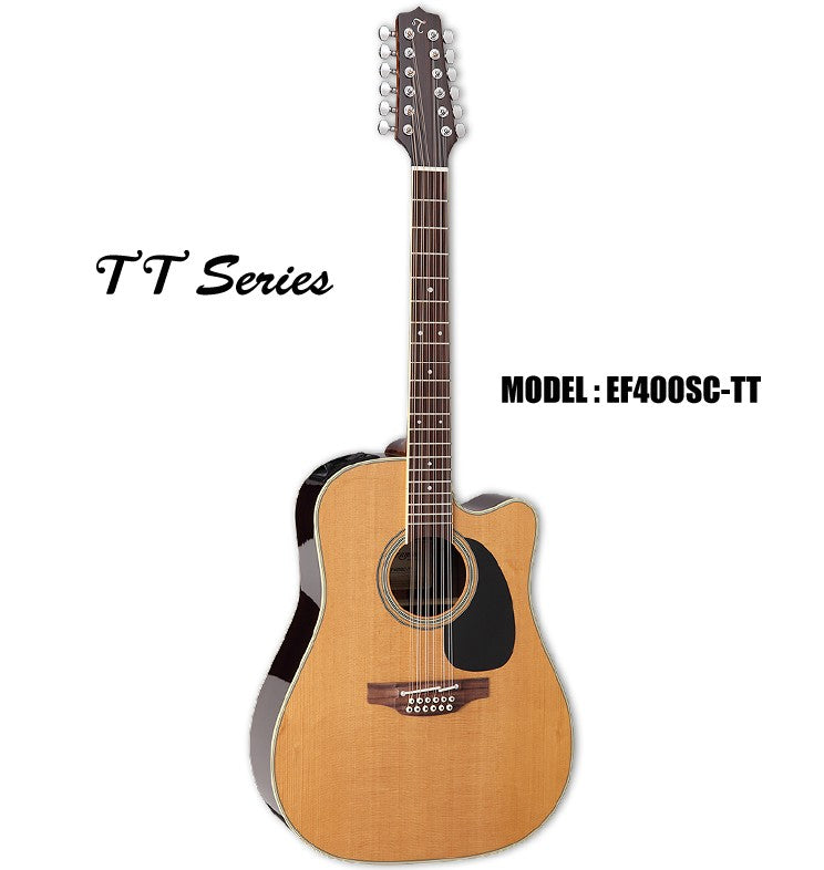 TAKAMINE "TT" Series Acoustic/Electric 12-String Guitar - Thermal Top