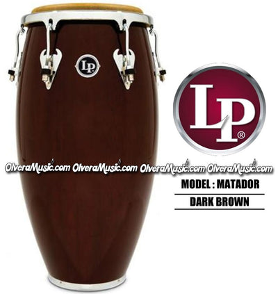 LP Matador Wood Congas - Dark Brown