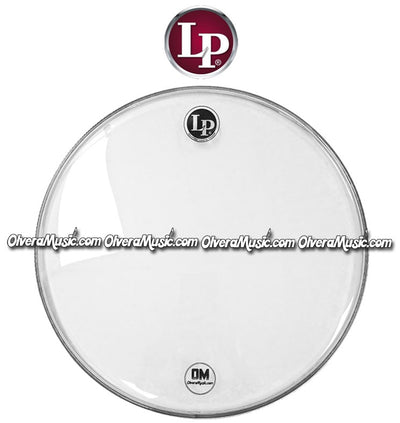 LP Double-Ply Clear 14" Drum Head - LP Banda